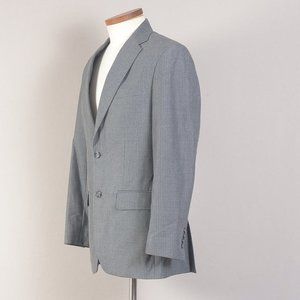 Merona Men's Blazer Gray Pinstripe 38R